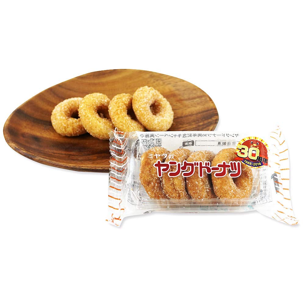 Amazon.co.jp: 宮田 ヤングドーナツ 4個入 : 食品・飲料・お酒